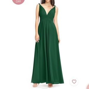 Azazie Dark Green Maren Bridesmaids Dress